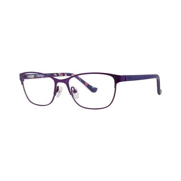 Kensie Patch Eyeglasses Plum 46mm